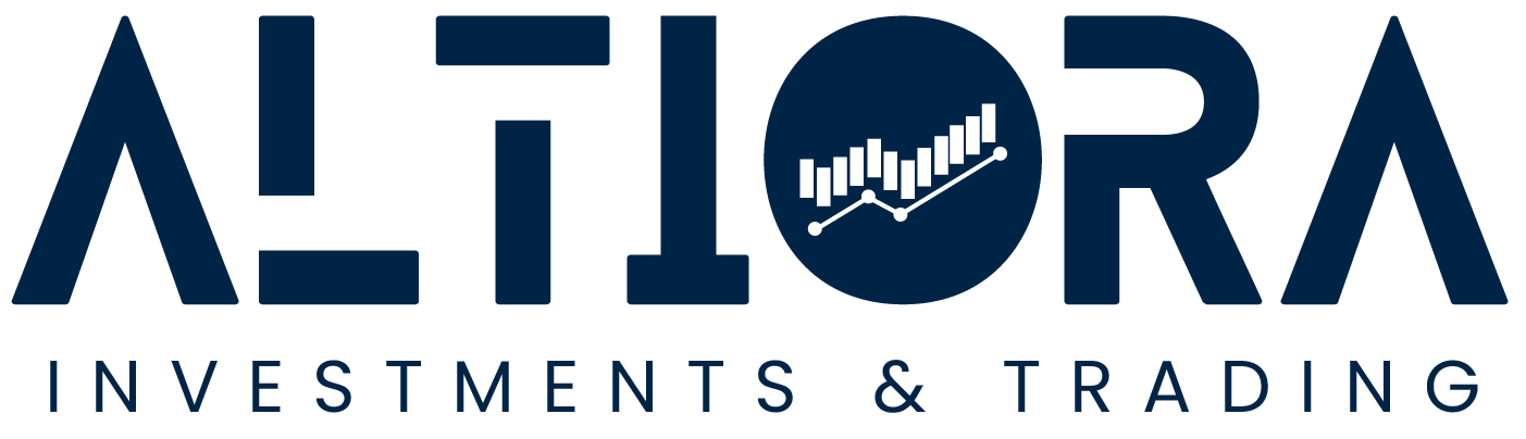 Logotipo oficial de Altiora Investments & Trading, empresa especializada en inversiones, trading y gestión estratégica de capital en México.