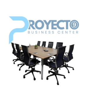 Sala de juntas ejecutiva con capacidad para grupos en Proyecto 9 Business Center Cuernavaca