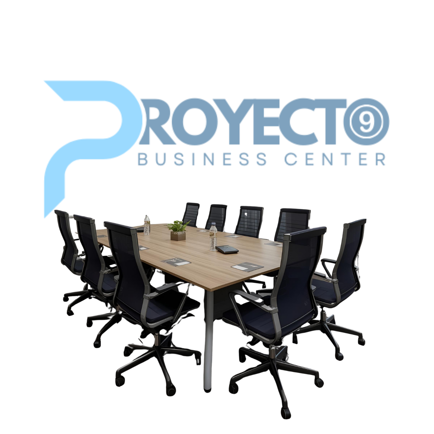 Sala de juntas ejecutiva con capacidad para grupos en Proyecto 9 Business Center Cuernavaca