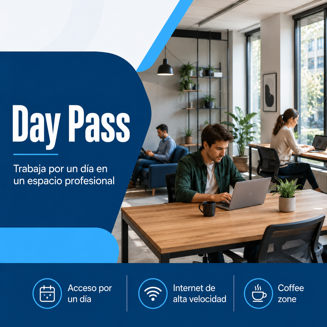 Day Pass Coworking en Cuernavaca Proyecto 9 Day Pass de coworking en Cuernavaca con internet de alta velocidad y Coffee Zone