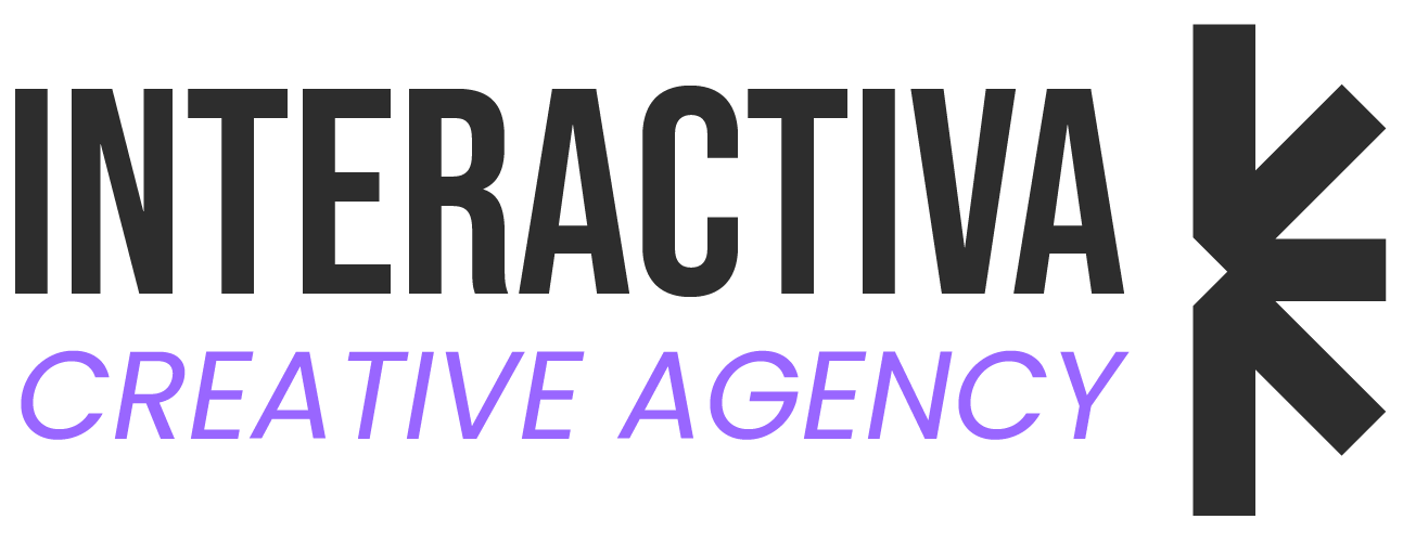 Logotipo oficial de Interactiva Creative Agency, agencia especializada en marketing digital, branding, diseño y desarrollo web en México.