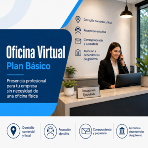 Oficina virtual básica en Cuernavaca con domicilio fiscal, recepción ejecutiva y manejo de correspondencia