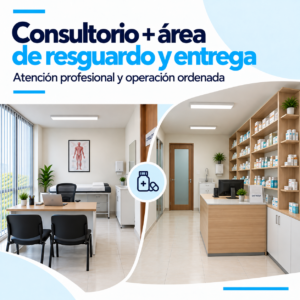Consultorio con área de resguardo y entrega en Cuernavaca | Proyecto 9 Business Center