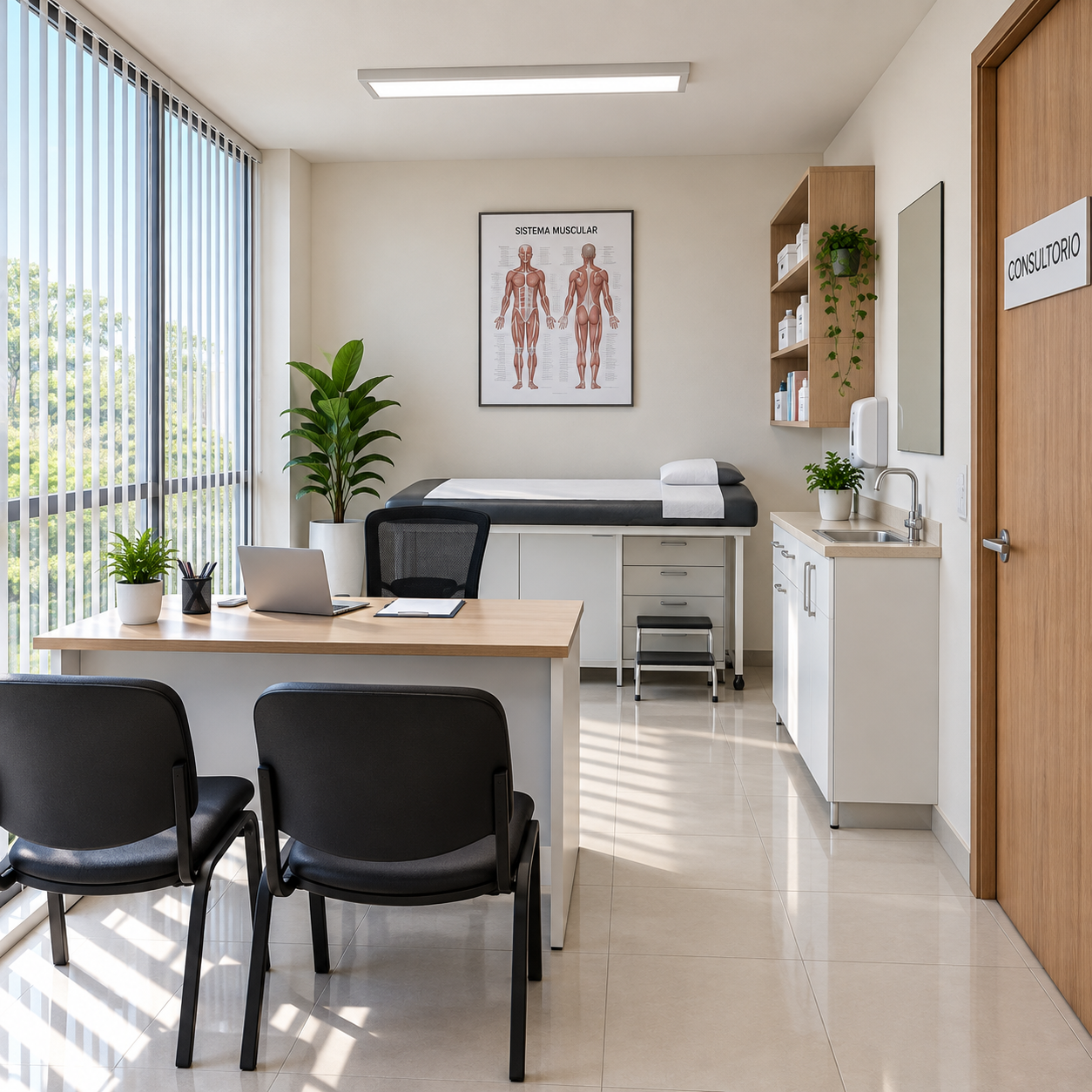 Interior de consultorio privado en Proyecto 9 Business Center Cuernavaca