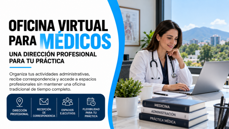 Oficina virtual para médicos en Cuernavaca con espacio profesional