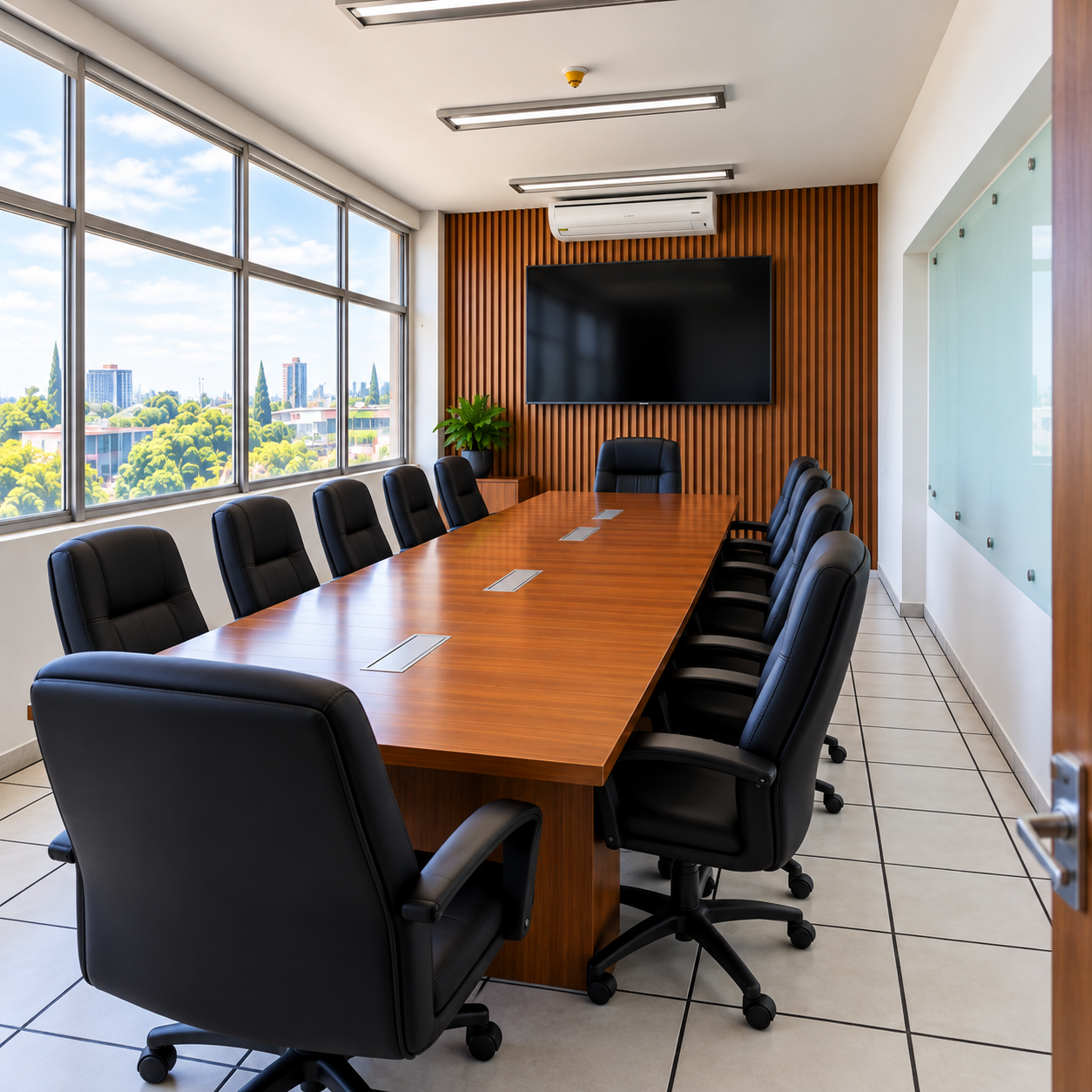 Sala de juntas de Proyecto 9 Business Center en Cuernavaca Sala de juntas de Proyecto 9 Business Center en Cuernavaca