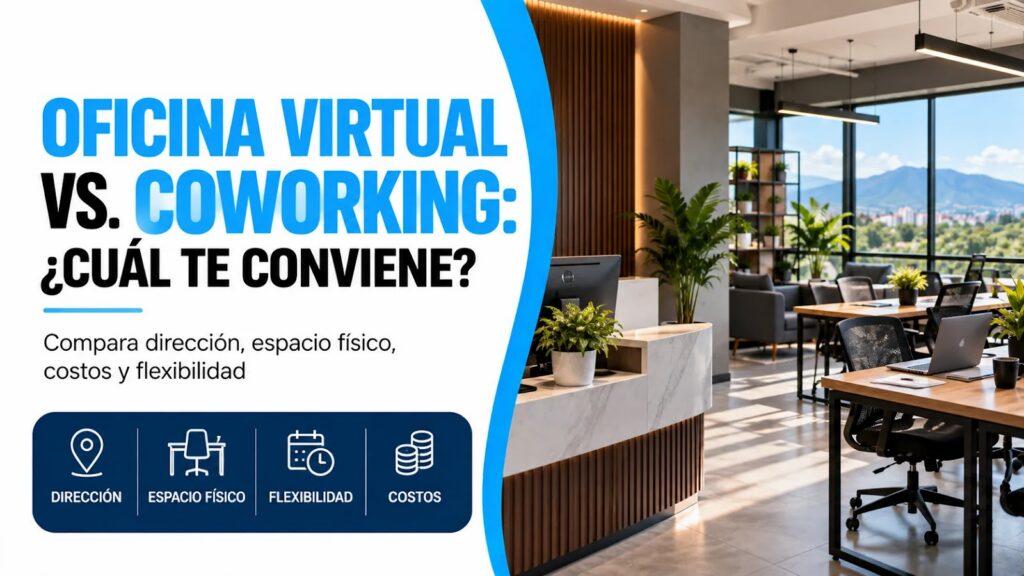 Oficina virtual vs coworking en Cuernavaca: comparativa