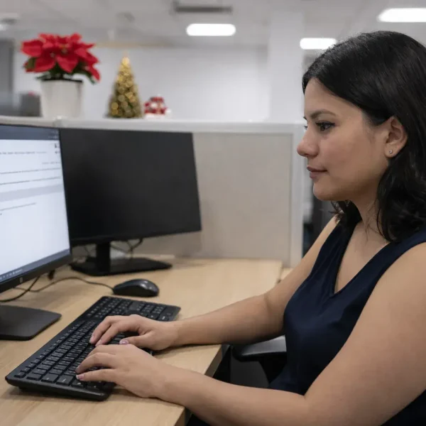 Profesional trabajando en oficina privada en Proyecto 9 Business Center Cuernavaca