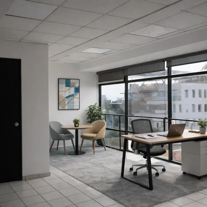 oficina privada en Cuernavaca con luz natural en Proyecto 9 Business Center ideal para renta empresarial